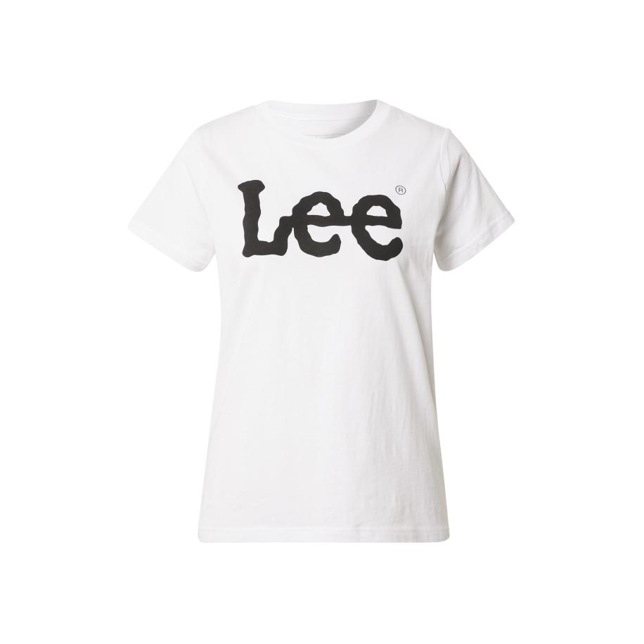 Lee Lee Shirt LOGO TEE zwart / wit -