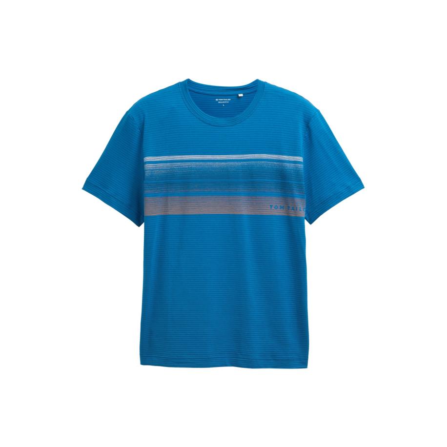 Tom Tailor TOM TAILOR Shirt blauw / navy / ombergrijs / wit -