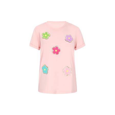 NALLY NALLY Shirt blauw / groen / lila / pink / rosa