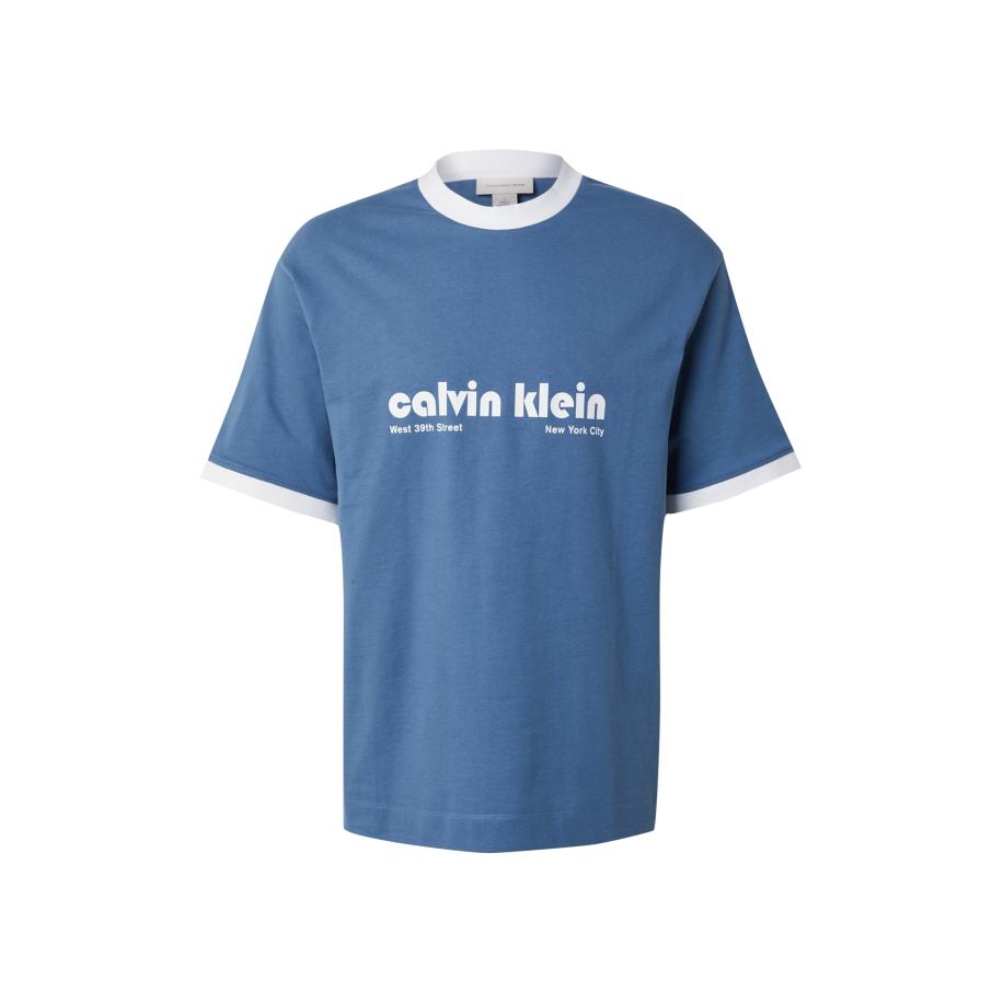 Calvin Klein Calvin Klein Jeans Shirt duifblauw / wit -