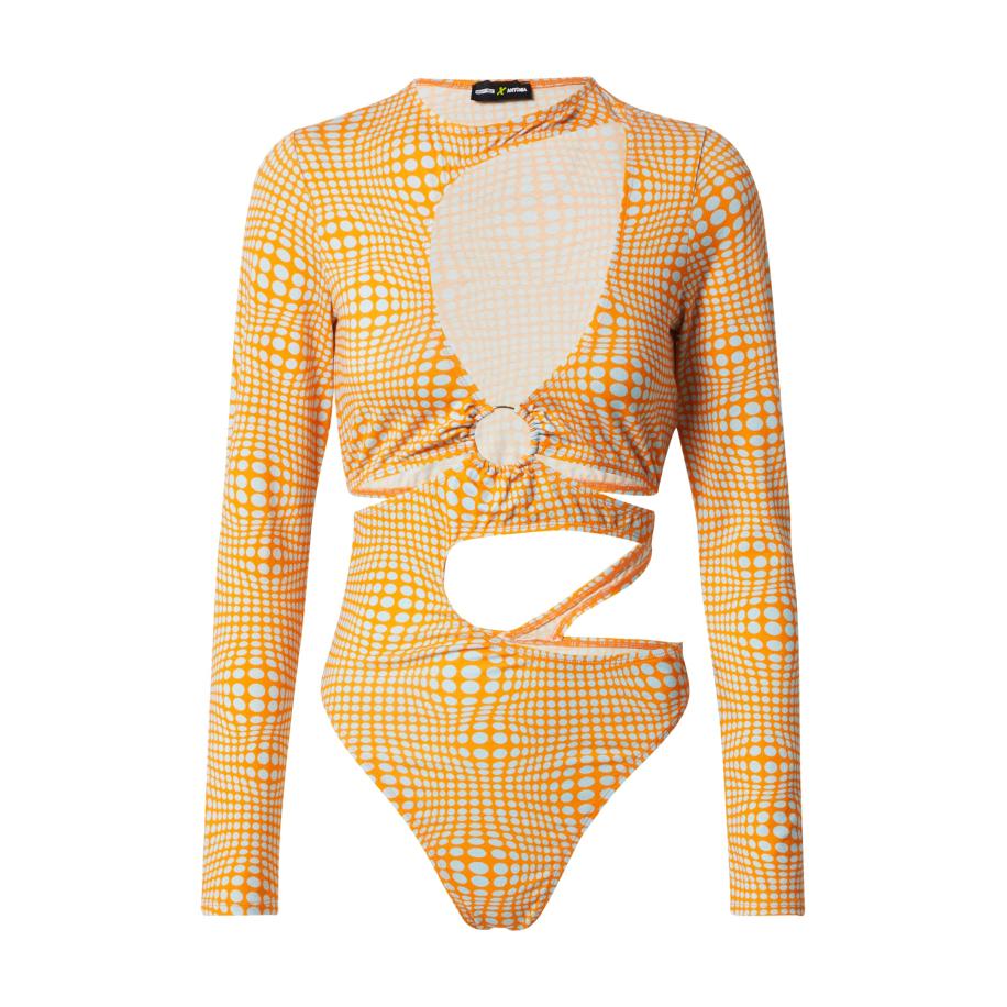 ABOUT YOU ABOUT YOU x Antonia Body Elise oranje / wit -