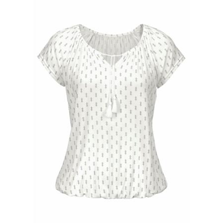 VIVANCE VIVANCE Shirt zwart / wit