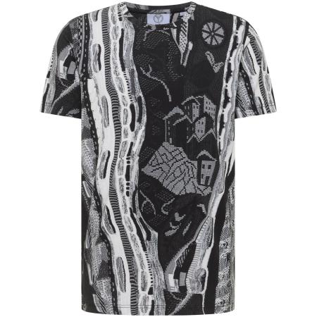 carlo colucci Carlo Colucci Shirt Einhaeuserer grijs / zwart