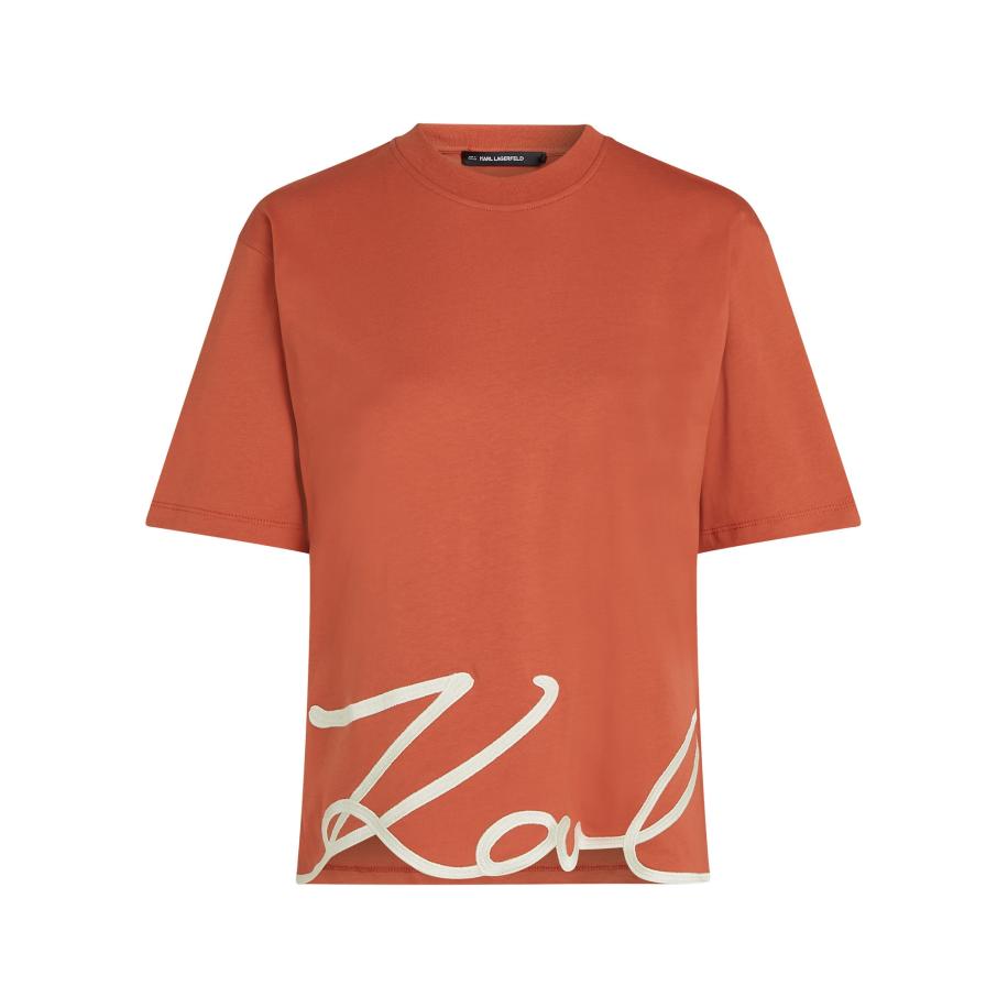 Karl Lagerfeld Karl Lagerfeld Shirt kreeft / wit -