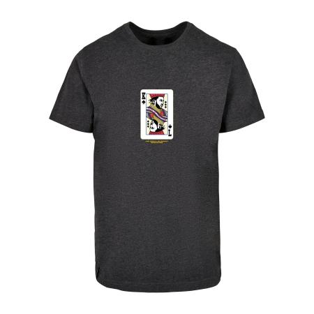 Cayler & Sons Cayler & Sons Shirt Compton grijs gemêleerd / rood / wit