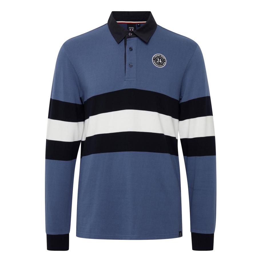 FQ1924 FQ1924 Shirt MIKKAEL blauw / zwart / wit -