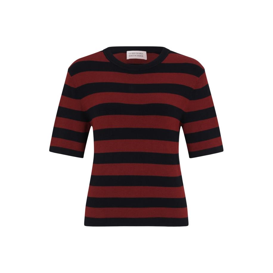 Guido Maria Kretschmer Guido Maria Kretschmer Women Shirt Maria donkerrood / zwart -