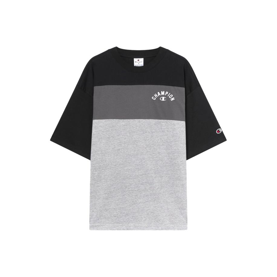 Champion Authentic Athletic Apparel Champion Authentic Athletic Apparel Shirt donkergrijs / grijs gemêleerd / zwart / wit -