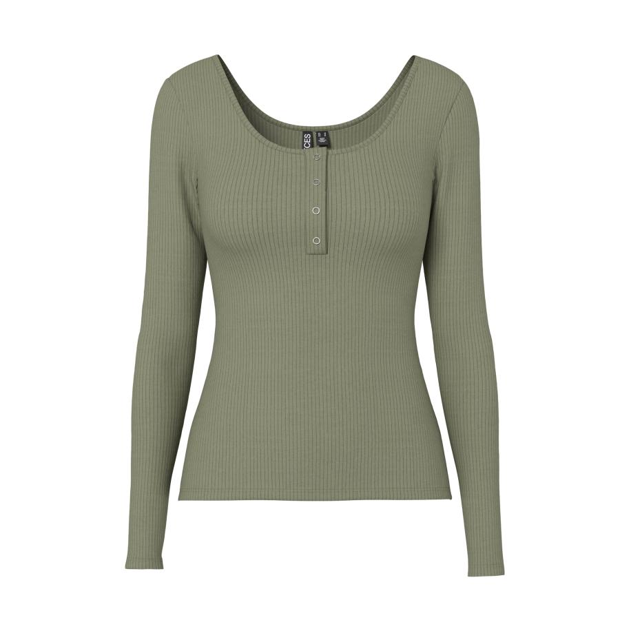 Pieces PIECES Shirt PCKitte olijfgroen -