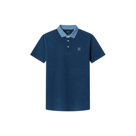 Hackett London Hackett London Shirt Heritage blauw denim / lichtblauw / donkerblauw