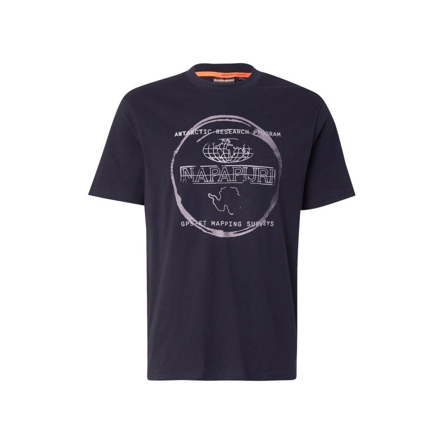 Napapijri NAPAPIJRI Shirt S-Bald grijs / oranje / zwart -