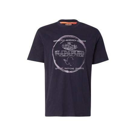 Napapijri NAPAPIJRI Shirt S-Bald grijs / oranje / zwart
