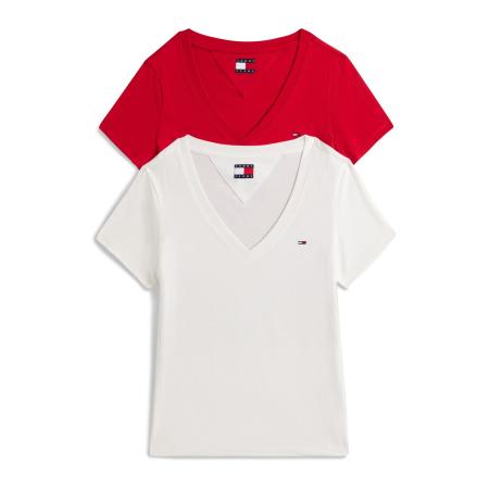 Tommy Jeans Tommy Jeans Shirt rood / wit