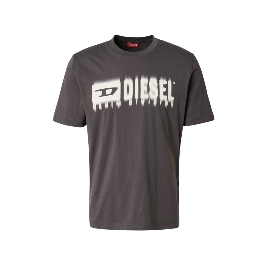 Diesel DIESEL Shirt T-ADJUST-Q7 antraciet / wit -