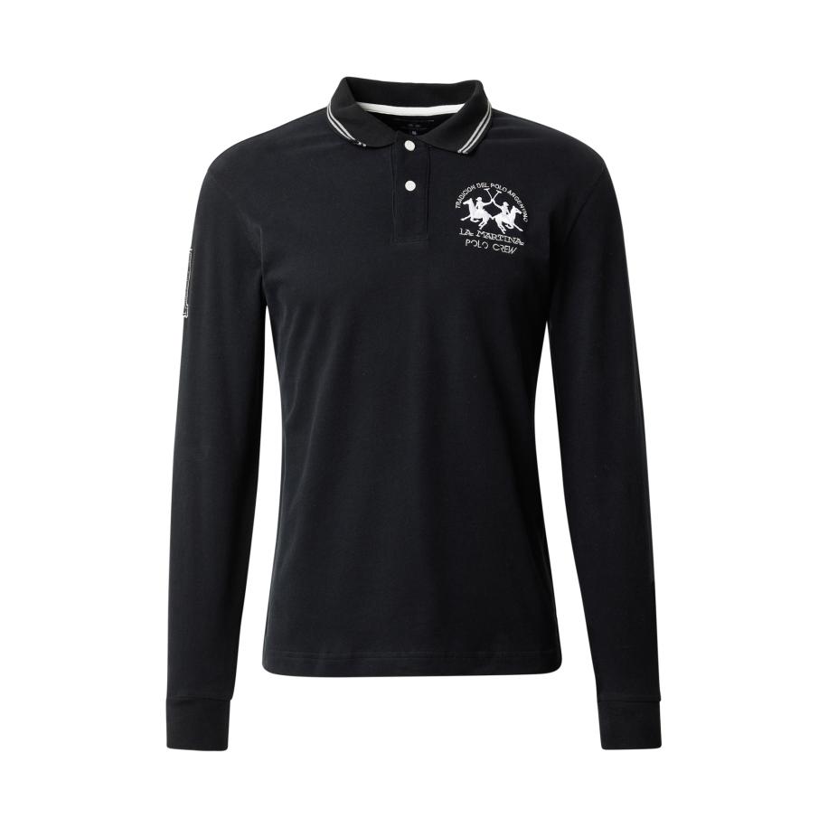 La Martina La Martina Shirt lichtbeige / zwart / wit -