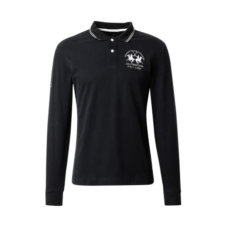 La Martina La Martina Shirt lichtbeige / zwart / wit