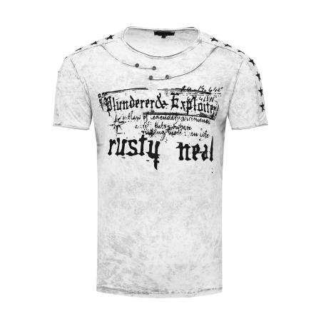 Rusty Neal Rusty Neal Shirt zwart / wit
