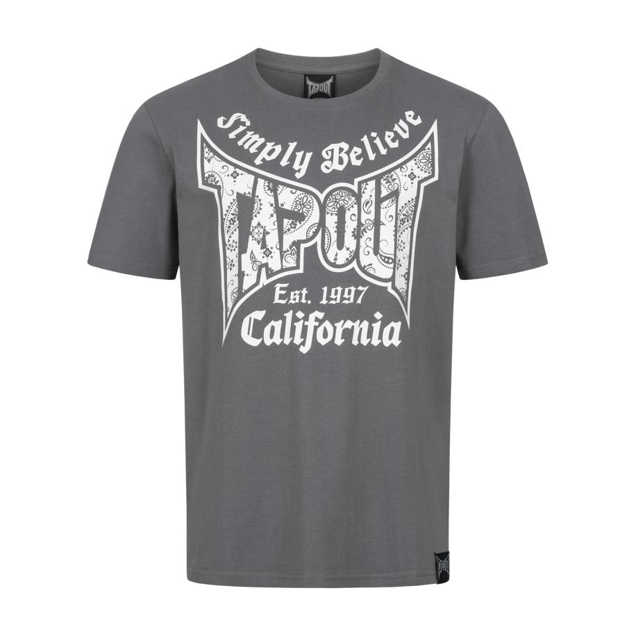 Tapout Tapout Shirt Hailly Be grijs / wit -