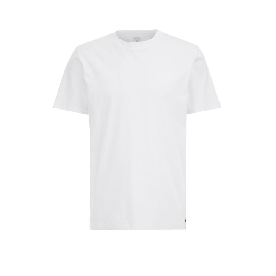 Van Gils heren T-shirt - Slim Fit - Wit - Katoen - Maat: L Wit