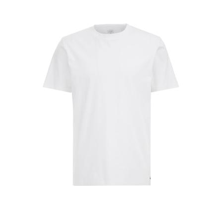 Van Gils heren T-shirt - Slim Fit - Wit - Katoen - Maat: L
