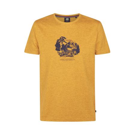 Petrol Industries Petrol Industries Shirt geel gemêleerd / zwart