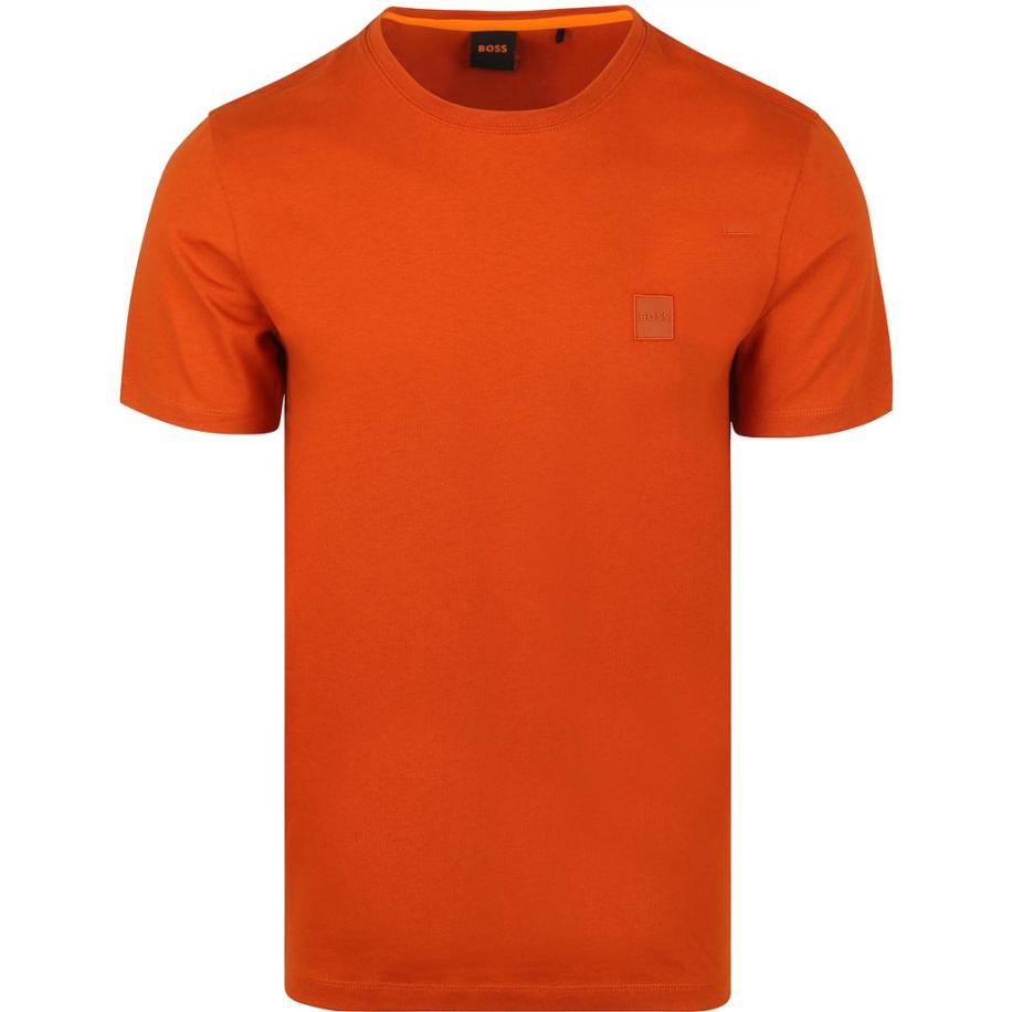 BOSS T-shirt Tales Oranje Oranje