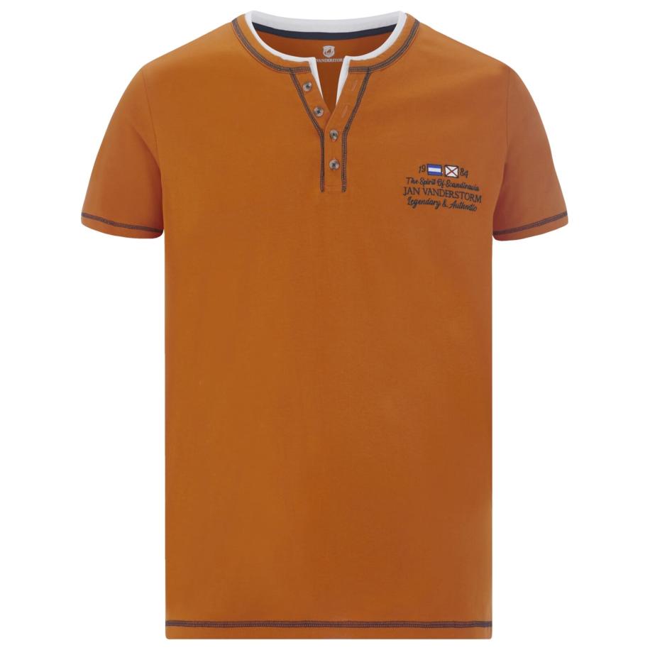 jan vanderstorm Jan Vanderstorm Shirt Haftor oranje / zwart -