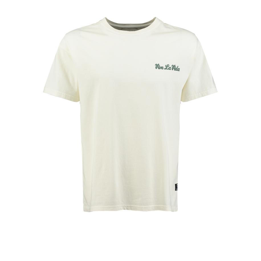 Key Largo Key Largo Shirt KLVIVE LA VIDA groen / wit -