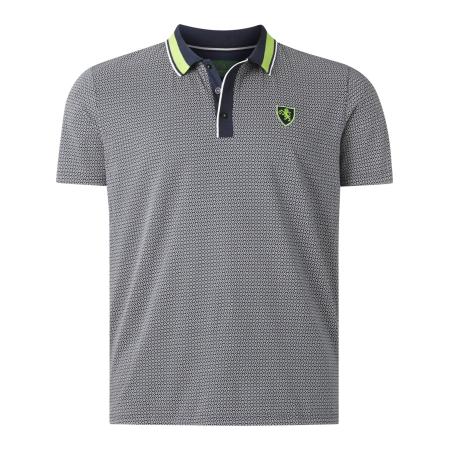 Charles Colby Charles Colby Shirt Earl Carney grijs / neongroen