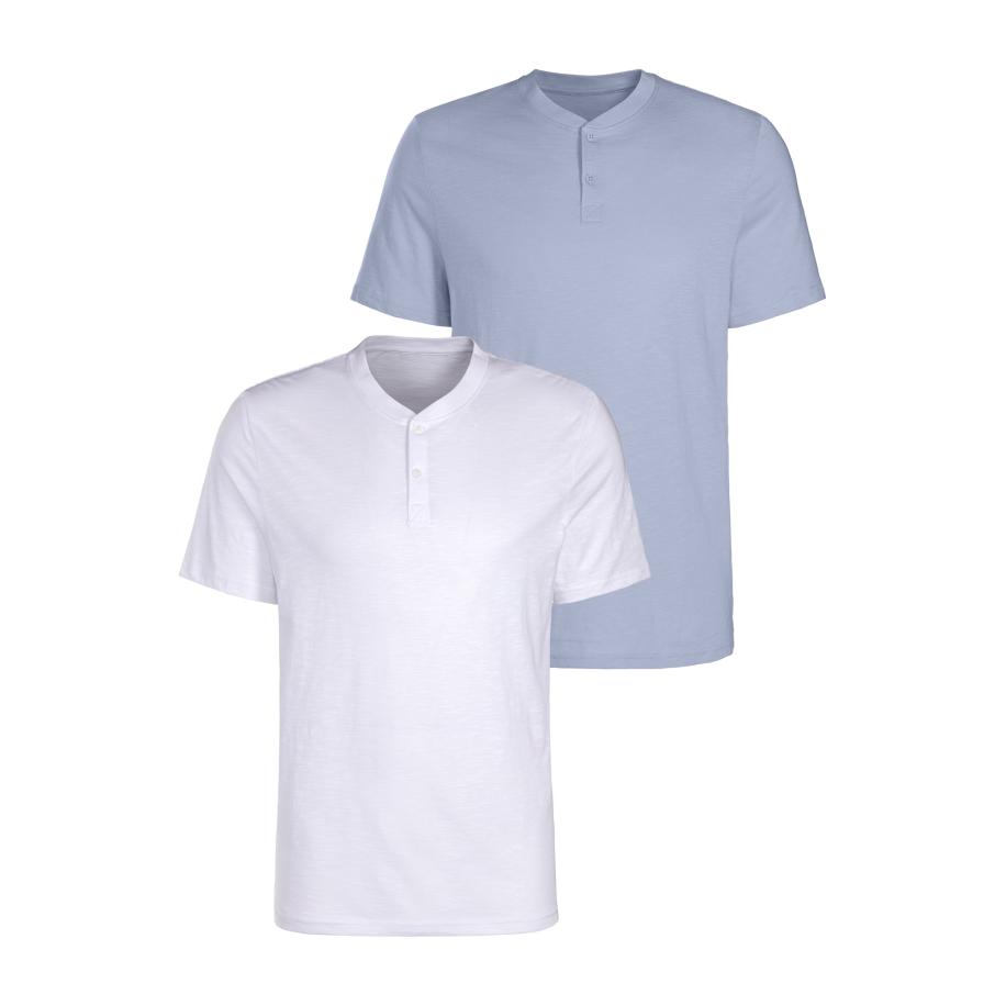 H.I.S H.I.S Shirt blauw / wit -