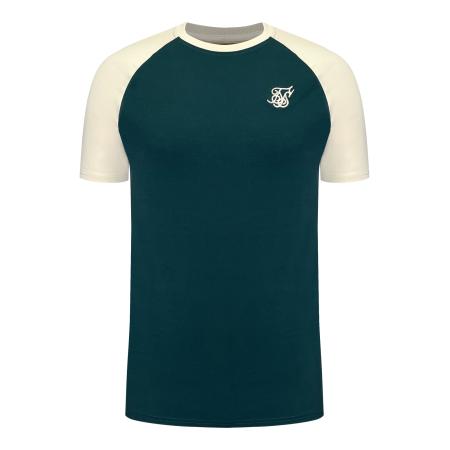 SikSilk SikSilk Shirt ecru / smaragd