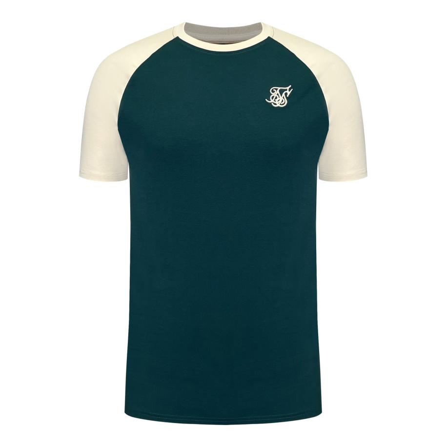 SikSilk SikSilk Shirt ecru / smaragd -