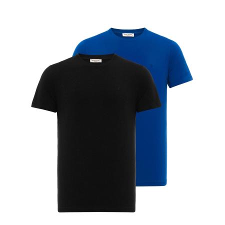 Anou Anou Anou Anou Shirt kobaltblauw / zwart