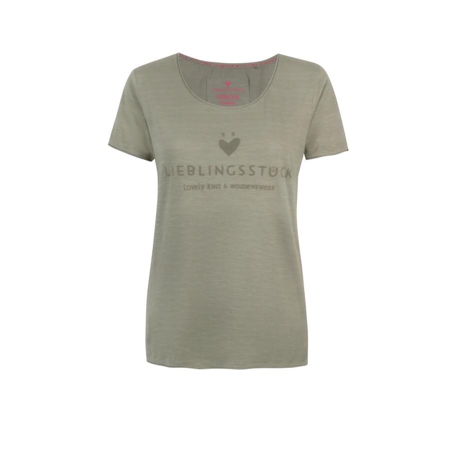 LIEBLINGSSTÜCK LIEBLINGSSTÜCK Shirt Cia olijfgroen / groen gemêleerd -