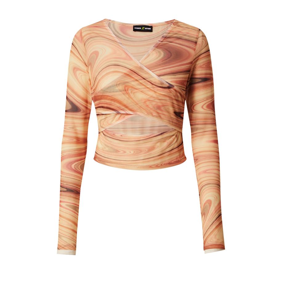 ABOUT YOU ABOUT YOU x Antonia Shirt Edina camel / bruin / abrikoos -