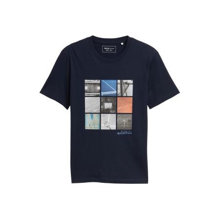 Tom Tailor TOM TAILOR DENIM Shirt blauw / donkerblauw / kastanjebruin / grijs