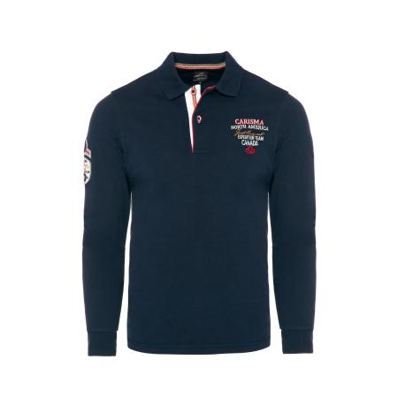 Carisma CARISMA Shirt donkerblauw / kersrood / wit