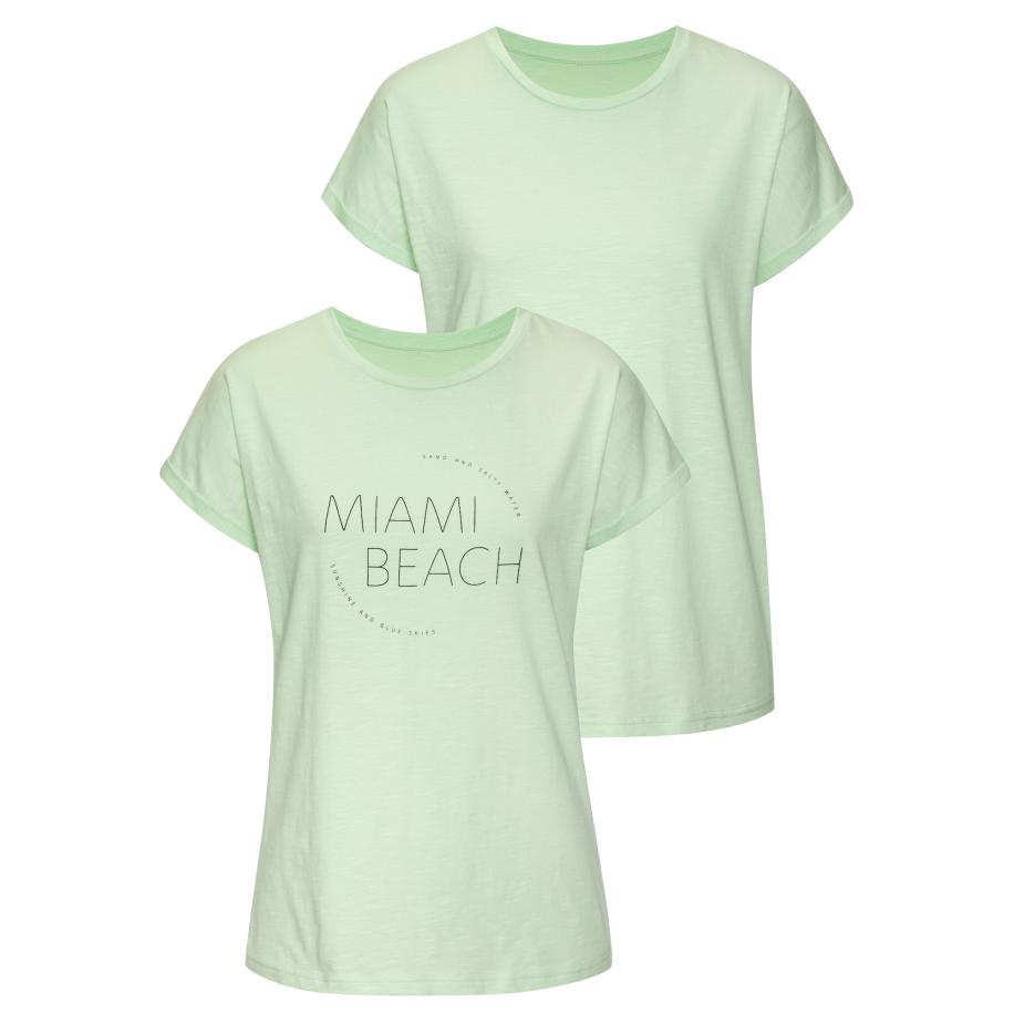 VIVANCE VIVANCE Shirt mintgroen / zwart -