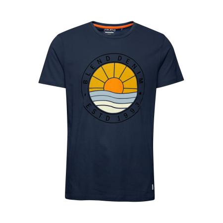 Blend BLEND Shirt Bammer blauw / navy / gemengde kleuren