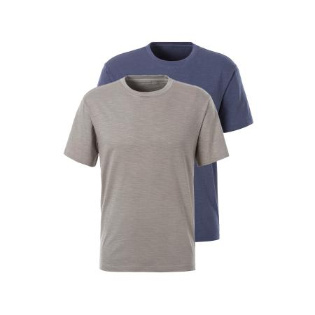 JOHN DEVIN JOHN DEVIN Shirt saffier / rookgrijs