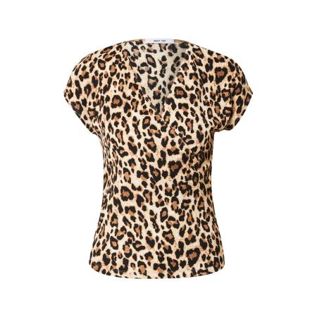 ABOUT YOU ABOUT YOU Shirt Isabella beige / camel / zwart / wit