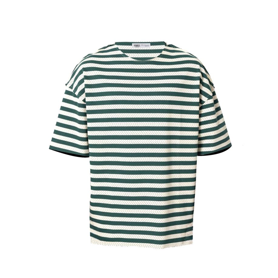 VAMOS CLO Shirt groen / wit Groen