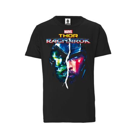 LOGOSHIRT Shirt Marvel Comics blauw / geel / groen / rood / zwart