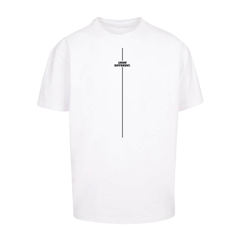 Merchcode Merchcode Shirt Think Different zwart / wit -