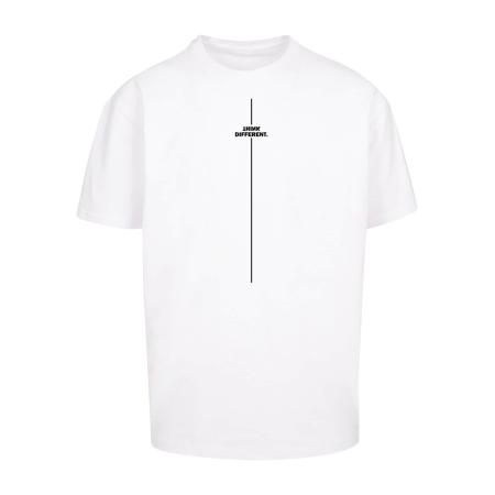 Merchcode Merchcode Shirt Think Different zwart / wit