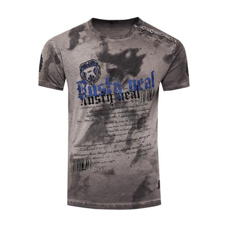 Rusty Neal Rusty Neal Shirt blauw / donkergrijs