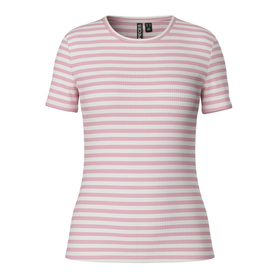 Pieces PIECES Shirt PCRuka rosa / wit -
