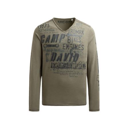 Camp David CAMP DAVID Shirt grijs / kaki
