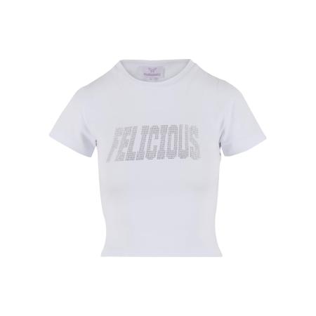 Felicious Shirt zilver / wit