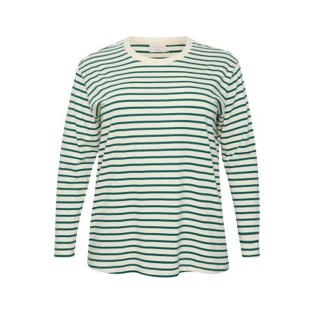 Kaffe KAFFE CURVE Shirt Winni lichtbeige / smaragd